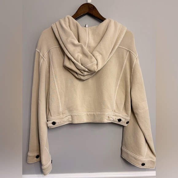Free People Cream Hooded Jacket - Picture 3 of 5
